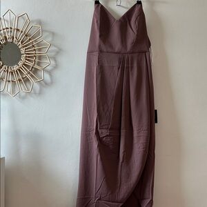 Lulu's Mauve Spaghetti Strap Sundress for Weddings